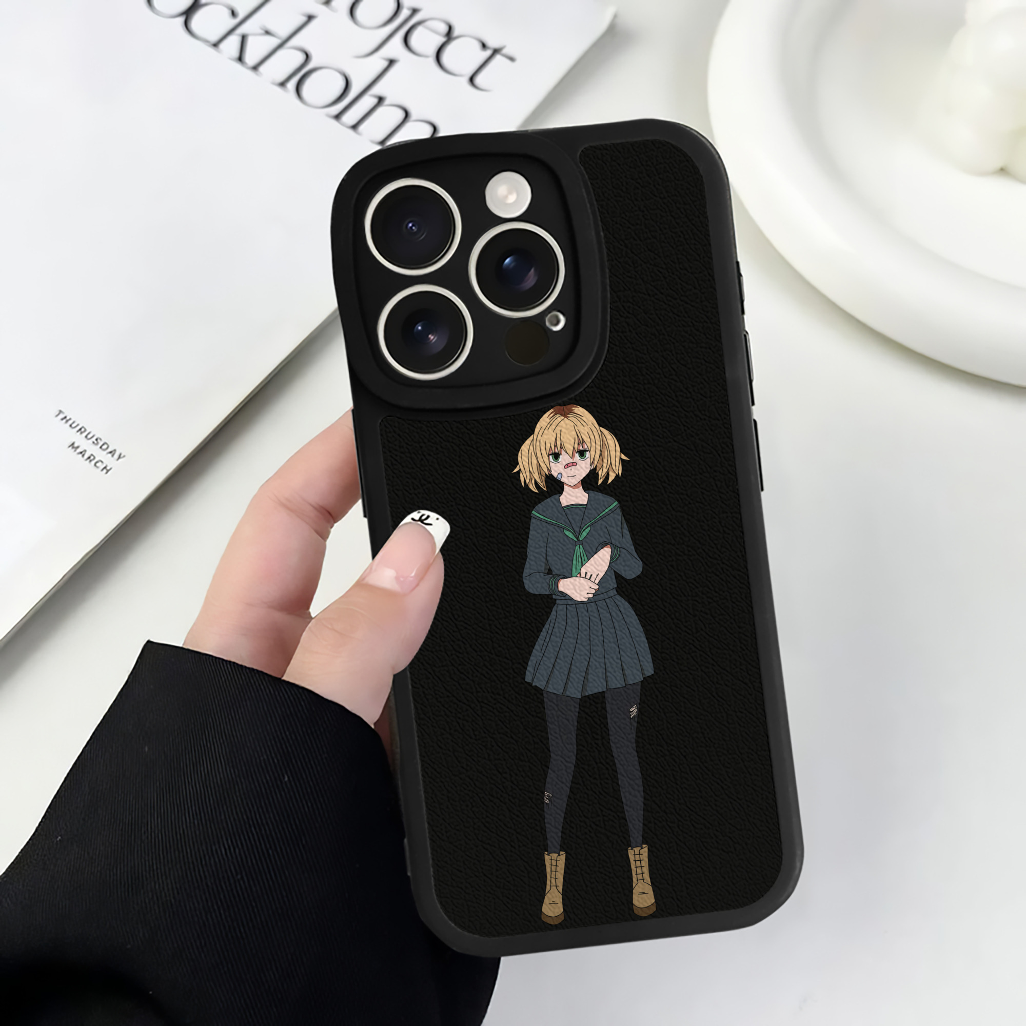 （画像用） 東京リベンジャーズ Tokyo Revengers 【iPhone 16シリーズ対応】シリコンスマホケース（レザー調） 材質：シリコン